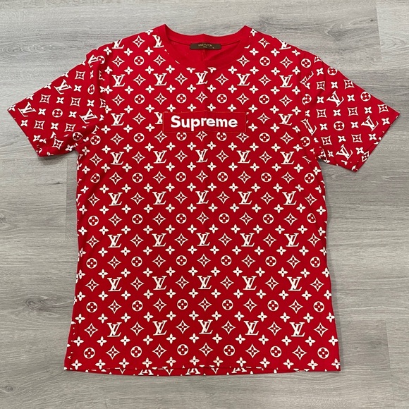Louis Vuitton x Supreme Monogram Tee - Picture 1 of 4